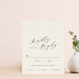 "evergreen" - RSVP Cards in Shamrock by Leah Bisch - Front