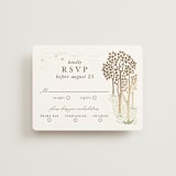 "In the country" - RSVP Cards in Forest by Paper Sun Studio - Front