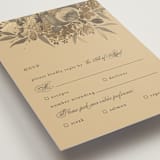 "Happiness" - RSVP Cards in Cherry by Shannon Chen of Four Wet Feet Studio - Detail
