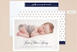 "Scalloped Border" - Birth Announcements in Admiral by Vanessa Doyle - Assembled