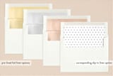 "Scalloped Border" - Birth Announcements in Admiral by Vanessa Doyle - Slip-In Envelope Liners