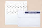 "Scalloped Border" - Birth Announcements in Admiral by Vanessa Doyle - Liner and Label