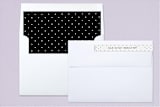"elegant name" - Birth Announcements in Ebony by Emily Betts - Liner and Label