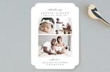 "Elegant Collage" - Birth Announcements in Ink by Ana Sharpe - Front