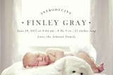 "formal introduction" - Birth Announcements in Slate by Kasia Labocki - Close-Up