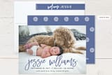 "New" - Birth Announcements in Periwinkle by Kampai Designs - Assembled