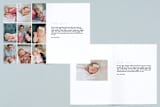 "Watercolor Floral Laurel" - Birth Announcements in Tiffany by Qing Ji - Interior Options