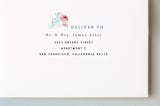 "Watercolor Floral Laurel" - Birth Announcements in Tiffany by Qing Ji - FREE Recipient Addressing