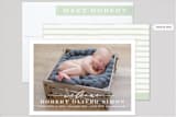 "Modern Welcome" - Birth Announcements in Frost by Michelle Poe - Assembled