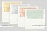"Modern Welcome" - Birth Announcements in Frost by Michelle Poe - Slip-In Envelope Liners