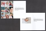 "Bold" - Birth Announcements in Sky by Susan Brown - Interior Options