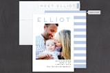 "Bold" - Birth Announcements in Sky by Susan Brown - Assembled