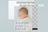 "Baby Mine" - Birth Announcements in Licorice by Alston Foster - Assembled