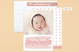 "Sweet Splash" - Birth Announcements in Blush by SimpleTe Design - Assembled
