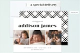"Avenue" - Birth Announcements in Onyx by Chryssi Tsoupanarias - Assembled