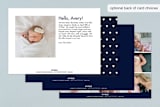"Worth Waiting For" - Birth Announcements in Vanilla by Sarah Brown - Back of Card