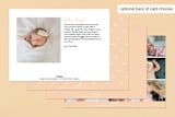 "Big Introduction" - Birth Announcements in Cotton by Kim Chow - Back of Card