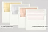 "Watermark" - Birth Announcements in Blush by Erin L. Wilson - Slip-In Envelope Liners