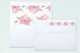 "Sweet As A Rose" - Birth Announcements in Rose Pink by J. Dario Design Co. - Liner and Label