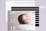 "This Day Forward" - Birth Announcements in Cotton by Kimberly FitzSimons - Assembled