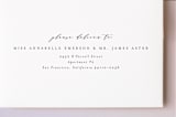 "Classic" - Birth Announcements in Ink by Brianne Larsen - FREE Recipient Addressing