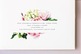 "Vintage Rose" - Birth Announcements in Burnt Rose by That Girl Press - FREE Recipient Addressing