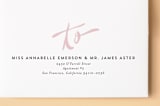 "Warm Hello" - Birth Announcements in Linen by Lori James - FREE Recipient Addressing