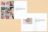 "Woodland" - Birth Announcements in Antique Cream by Haley Warner - Interior Options