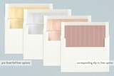"From Your Nose to Your Toes" - Birth Announcements in Taupe by rose lindo - Slip-In Envelope Liners