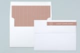 "From Your Nose to Your Toes" - Birth Announcements in Taupe by rose lindo - Liner and Label