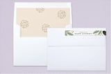 "little birdie" - Birth Announcements in Peach by Leah Bisch - Liner and Label