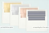 "Poppies" - Birth Announcements in Carrot by Megan Cash - Slip-In Envelope Liners