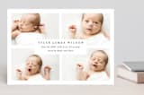 "Four Glimpses of Heaven" - Birth Announcements in Onyx by Kasia Labocki - Front