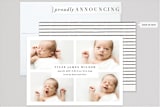 "Four Glimpses of Heaven" - Birth Announcements in Onyx by Kasia Labocki - Assembled