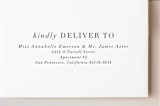 "Four Glimpses of Heaven" - Birth Announcements in Onyx by Kasia Labocki - FREE Recipient Addressing