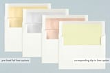 "Hello Baby" - Birth Announcements in Daffodil by Annie Clark - Slip-In Envelope Liners