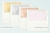 "Bountiful" - Birth Announcements in Petal by frances mathys - Slip-In Envelope Liners
