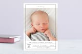 "Birth Label" - Birth Announcements in Cotton by Shirley Lin Schneider - Front