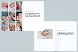 "Hopscotch" - Birth Announcements in Strawberry by Carrie ONeal - Interior Options