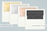 "Little Boys" - Birth Announcements in Inkwell by JeAnna Casper - Slip-In Envelope Liners