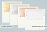"gallery" - Birth Announcements in Ink by Chryssi Tsoupanarias - Slip-In Envelope Liners