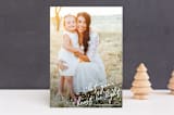 "Light Hearted" - Retired Holiday Cards in Snowfall by Kaydi Bishop - Front
