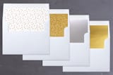 "Light Hearted" - Retired Holiday Cards in Snowfall by Kaydi Bishop - Envelope Liners