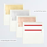"Multi Fresh" - Retired Holiday Cards in Apple by Michelle Poe - Envelope Liners