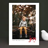 "Spot of Joy" - Retired Holiday Cards in Poppy by Christie Kelly - Front