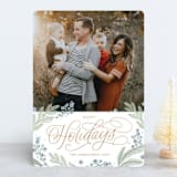 "Pretty Pines" - Retired Holiday Cards in Juniper by Kristen Smith - Front