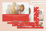 "Simple Joys, Squeaky Toys" - Retired Holiday Cards in Vermilion by Sandra Picco Design - Back of Card