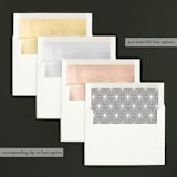 "The Holidays" - Retired Holiday Cards in Stone by Elly - Envelope Liners