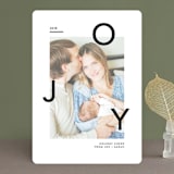 "Floating Joy" - Retired Holiday Cards in Coal by Wendy Chung - Front