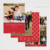 "Joy to You" - Retired Holiday Cards in Berry by lena barakat - Back of Card